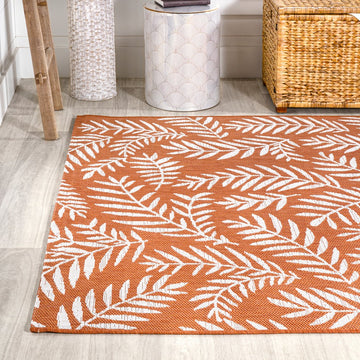 Nevis Palm Frond Indoor/outdoor Area Rug